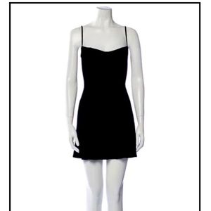 Black REFORMATION slip dress size 2